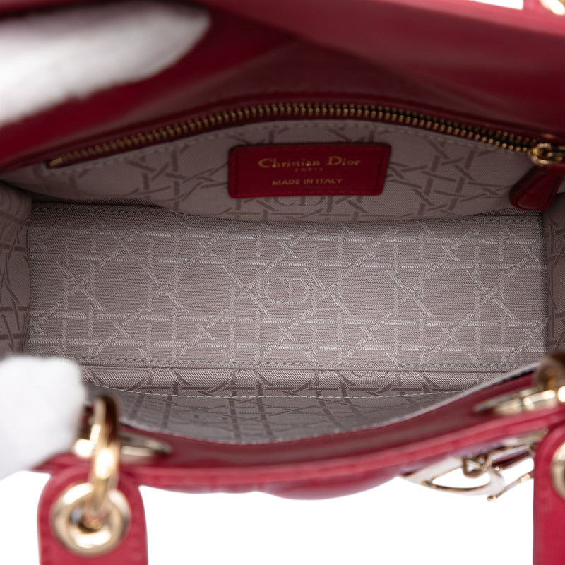 Small Lambskin Cannage My ABCDior Lady Dior - Image 4
