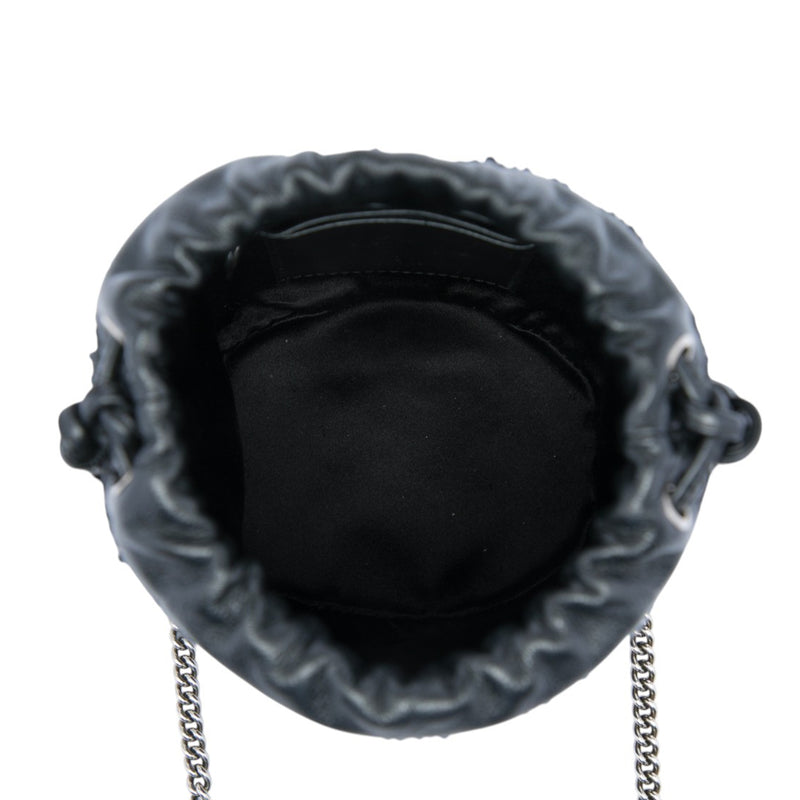 Small GG Marmont Sequined Diagonal Matelasse Calfskin Bucket Bag - Image 4