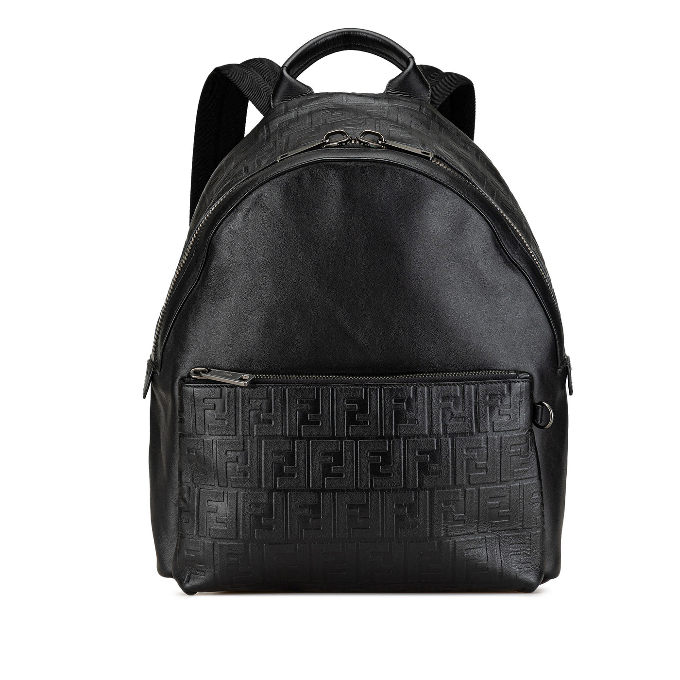 Vitello Grace Zucca Embossed Leather Backpack - Image 1