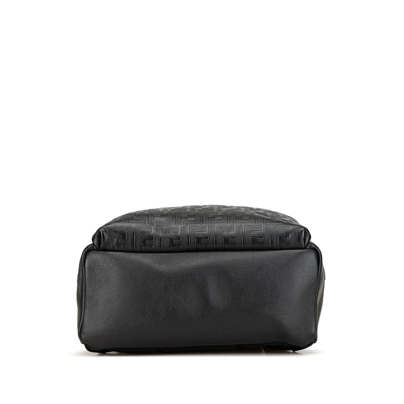 Vitello Grace Zucca Embossed Leather Backpack - Image 3