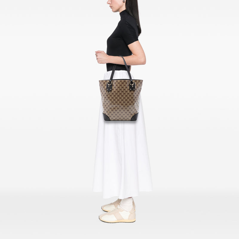 GG Crystal Vertical Charm Tote - Image 7