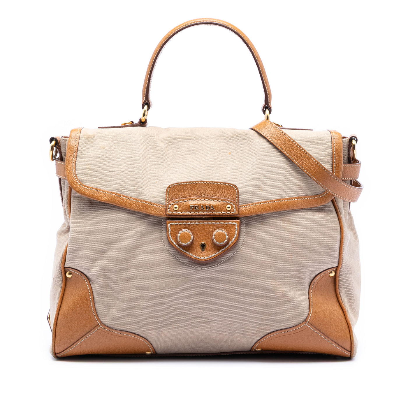 Cinghiale Trimmed Canapa Top Handle Bag - Image 1