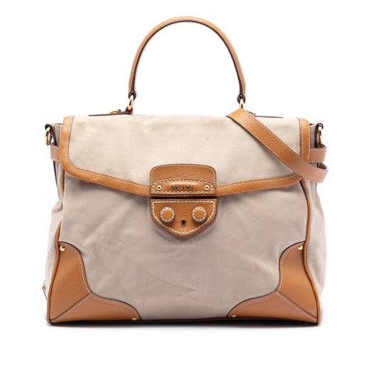 Cinghiale Trimmed Canapa Top Handle Bag - Image 1