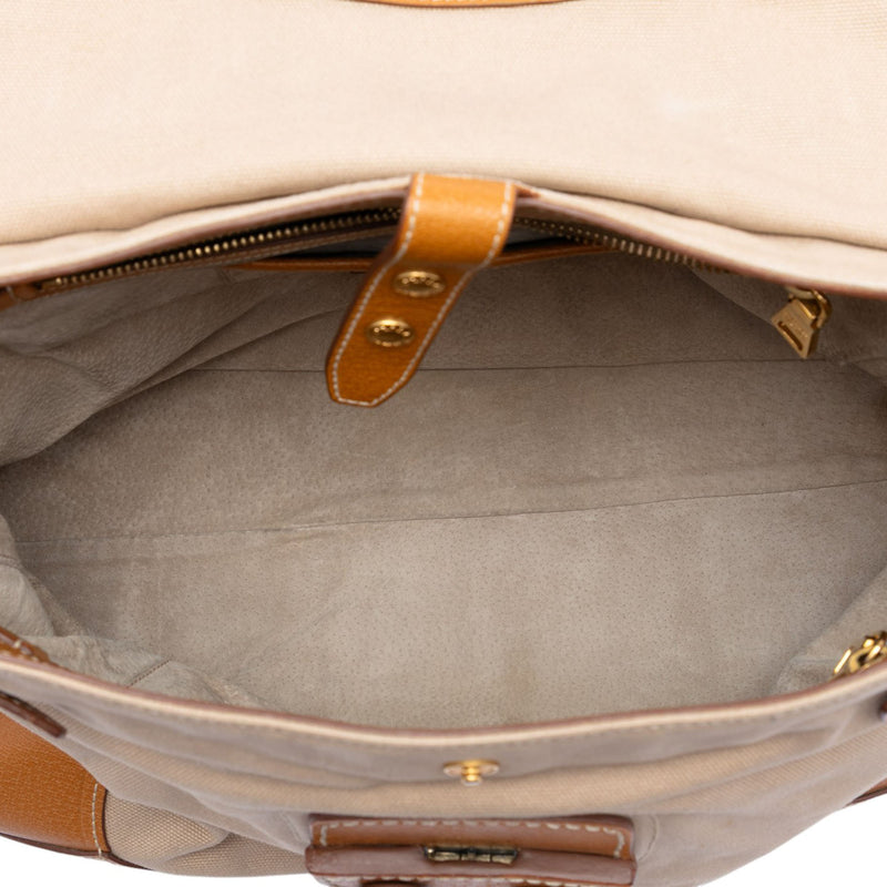 Cinghiale Trimmed Canapa Top Handle Bag - Image 4
