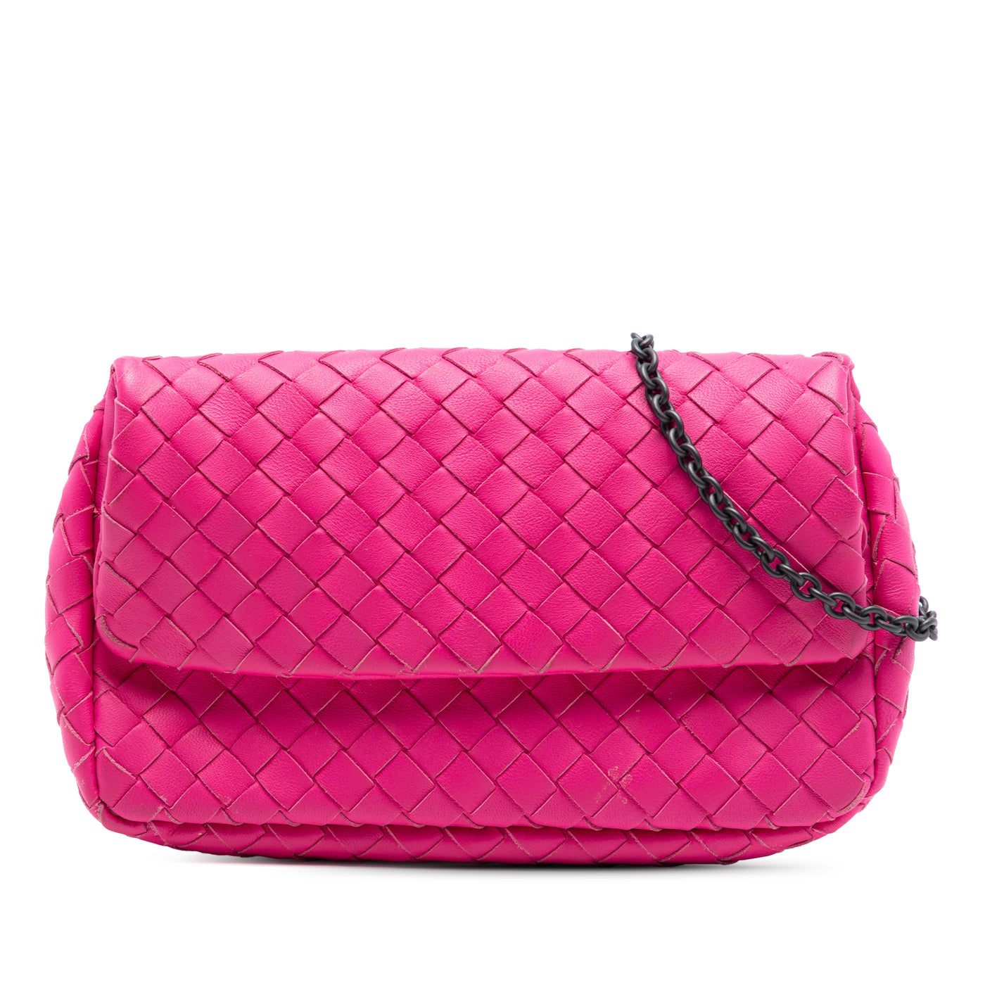 Mini Nappa Intrecciato Expandable Chain Flap Crossbody - Image 1