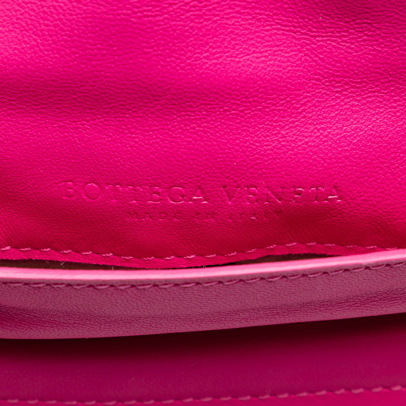 Mini Nappa Intrecciato Expandable Chain Flap Crossbody - Image 5