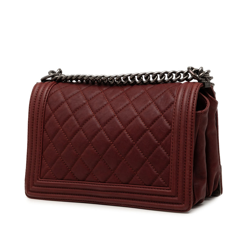 Paris Dallas Medium Quilted Calfskin Cowboy Boy Flap - Image 2