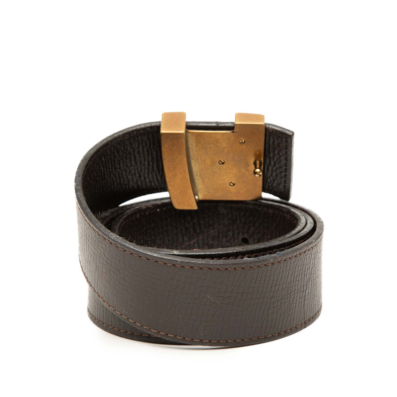 Calfskin Initiales Reversible Belt - Image 3