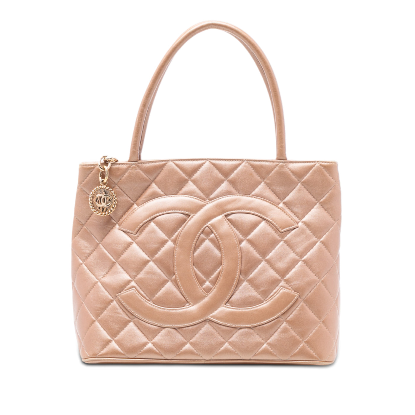 Lambskin Medallion Tote - Image 1