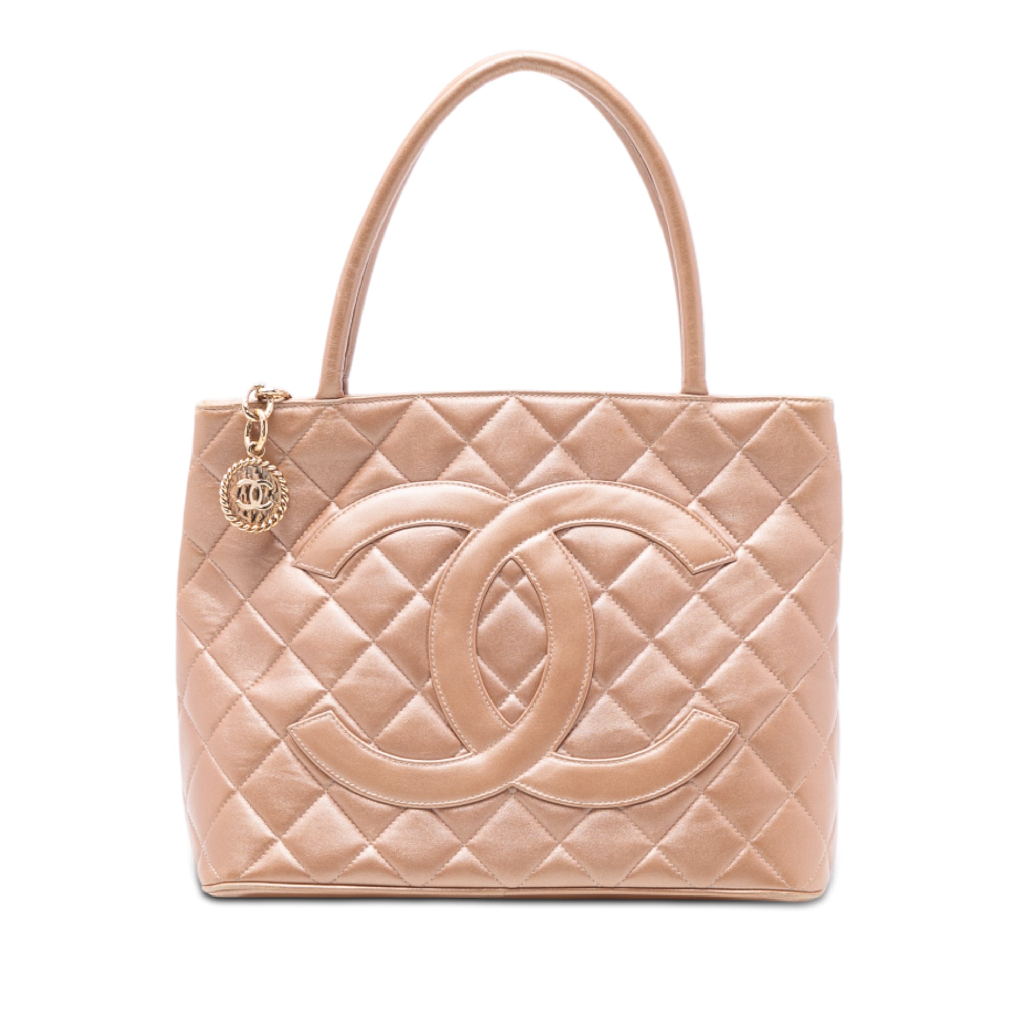 Lambskin Medallion Tote - Image 1