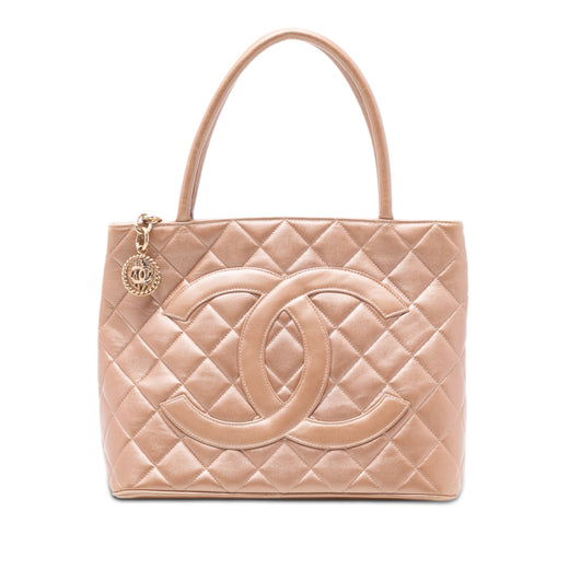 Lambskin Medallion Tote - Image 1