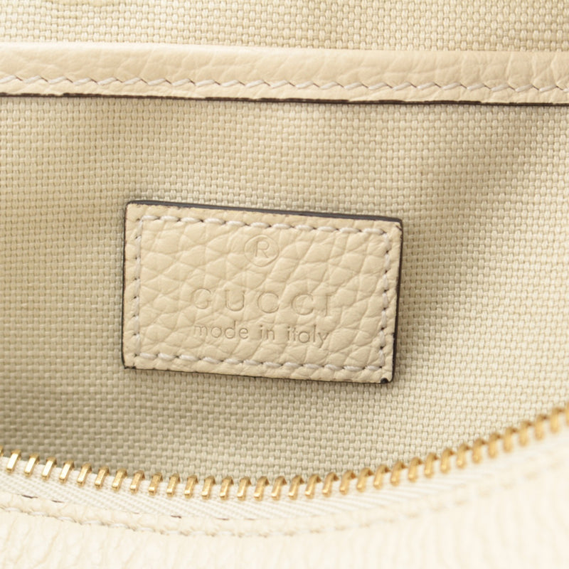 Medium Calfskin Half Horsebit Shoulder Bag - Image 7