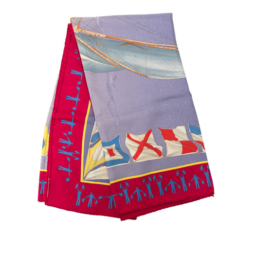 En Course Silk Scarf 90 - Image 1
