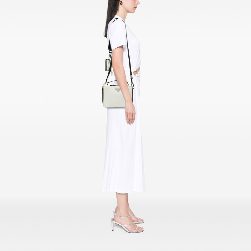 Medium Saffiano Brique Satchel - Image 7