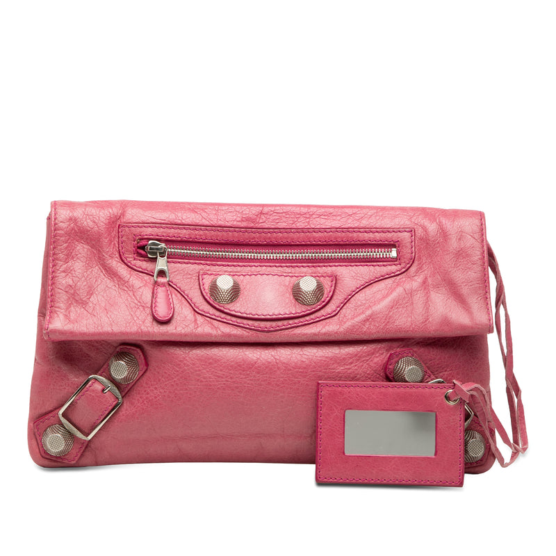 Lambskin Motocross Giant 12 Envelope Clutch - Image 8