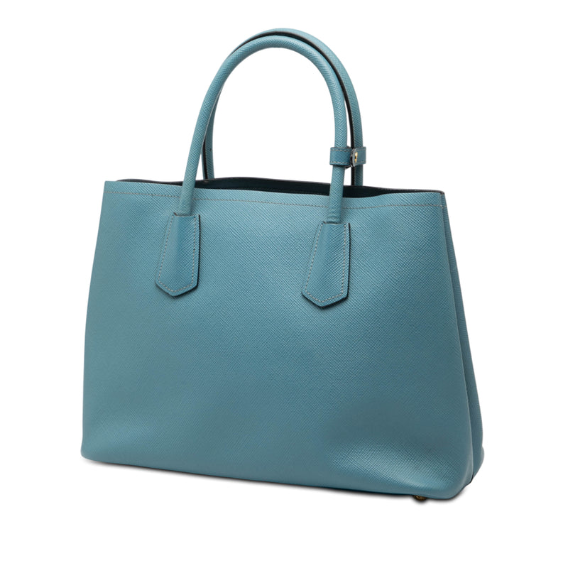 Medium Saffiano Cuir Double Satchel - Image 2