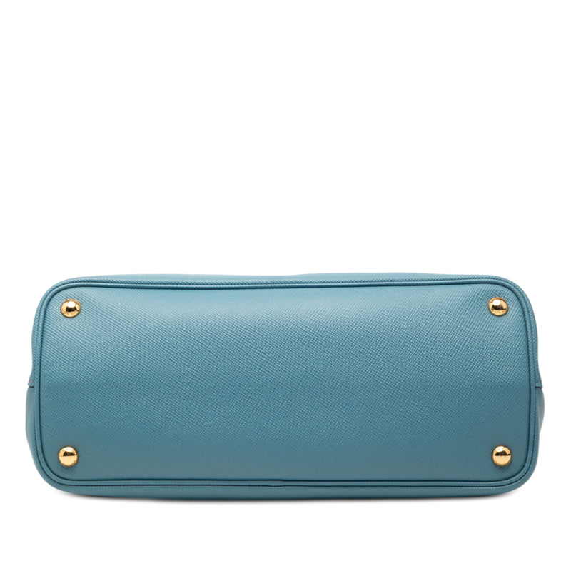Medium Saffiano Cuir Double Satchel - Image 3