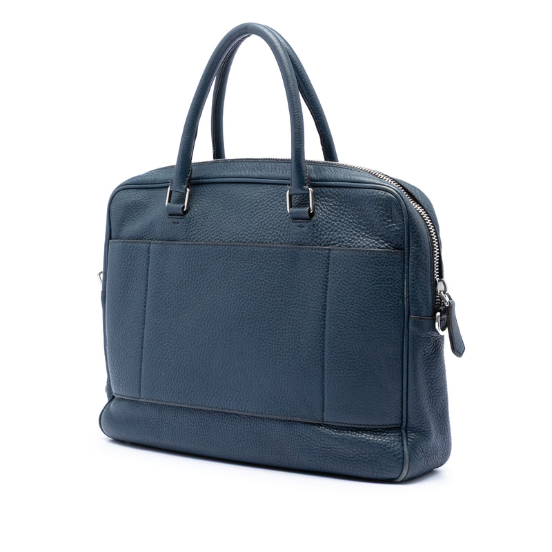 Bicolor Vitello Daino Briefcase - Image 2