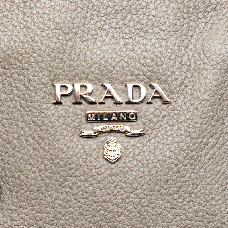 Vitello Daino Side Zip Convertible Tote - Image 5