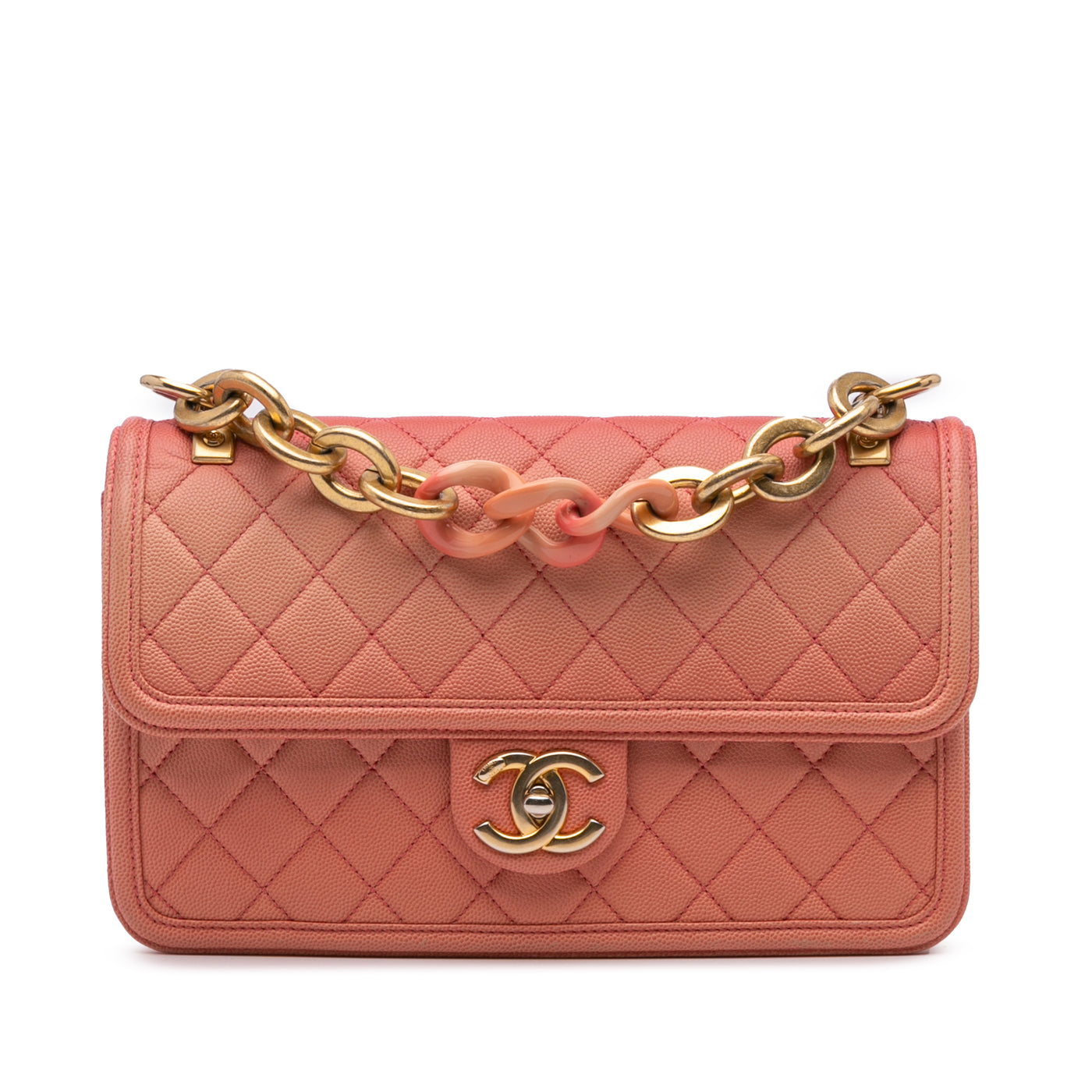 Medium Quilted Caviar Sunset On The Sea Flap - Image 1