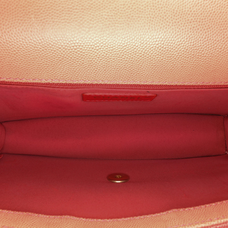 Medium Quilted Caviar Sunset On The Sea Flap - Image 4