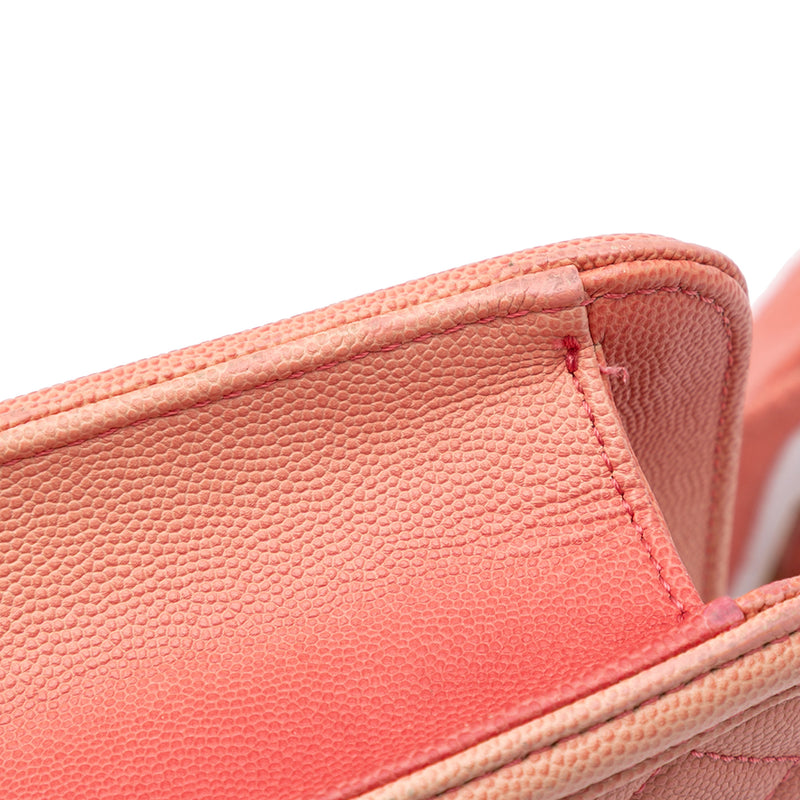 Medium Quilted Caviar Sunset On The Sea Flap - Image 8