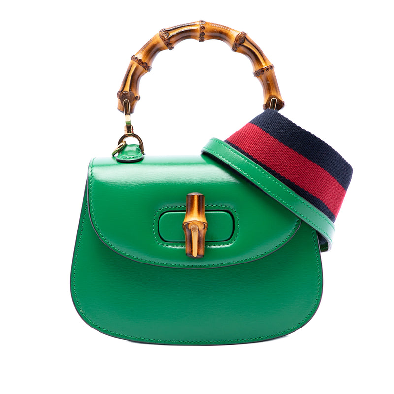 Mini Calfskin 1947 Bamboo Top Handle Bag - Image 2