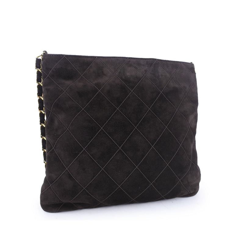 Quilted Suede Tassel Crossbody - Image 3