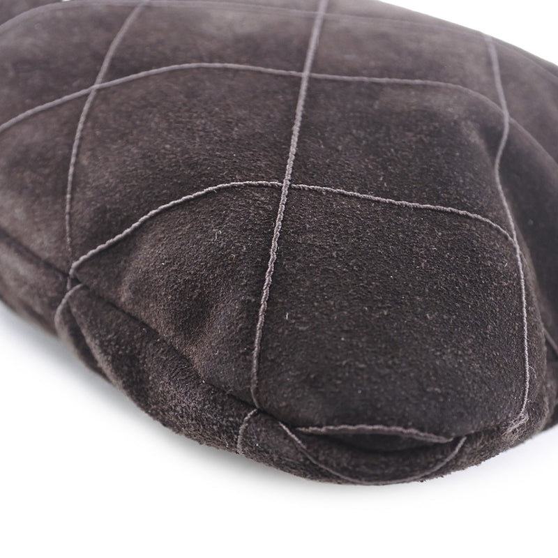Quilted Suede Tassel Crossbody - Image 9