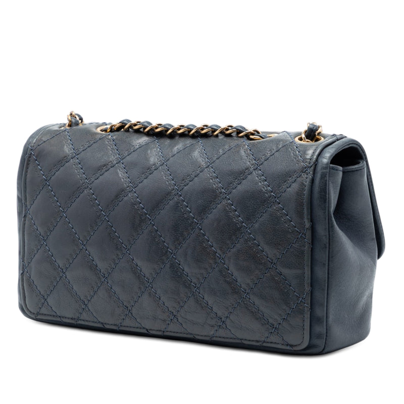 Medium CC Quilted Iridescent Calfskin Sheriff Star Flap - Image 2