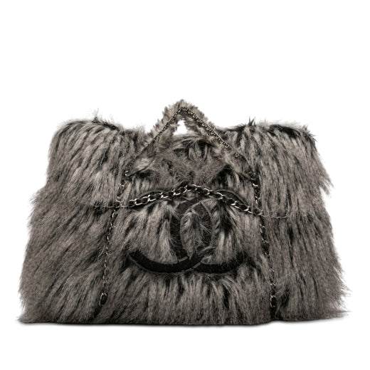Faux Fur Arctic Fantasy Tote - Image 1