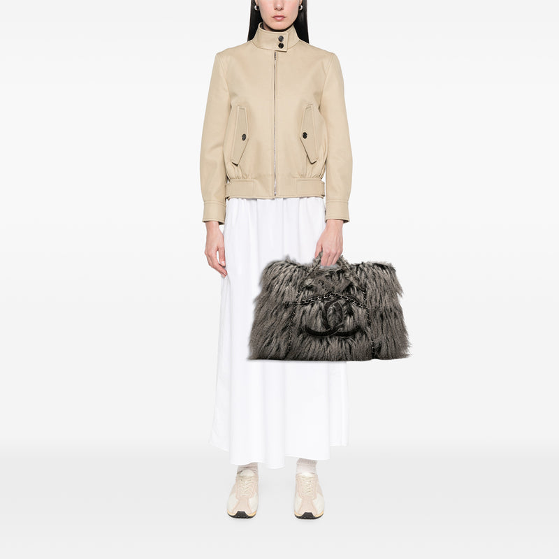 Faux Fur Arctic Fantasy Tote - Image 6