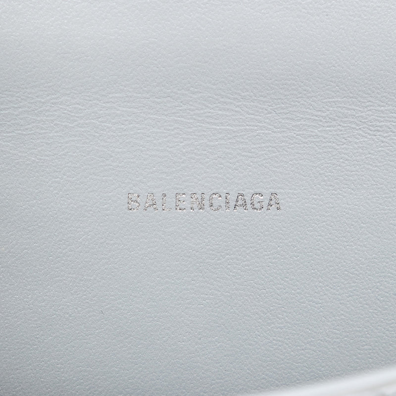 Croc Embossed Calfskin Hourglass Top Handle Bag XS - Image 5
