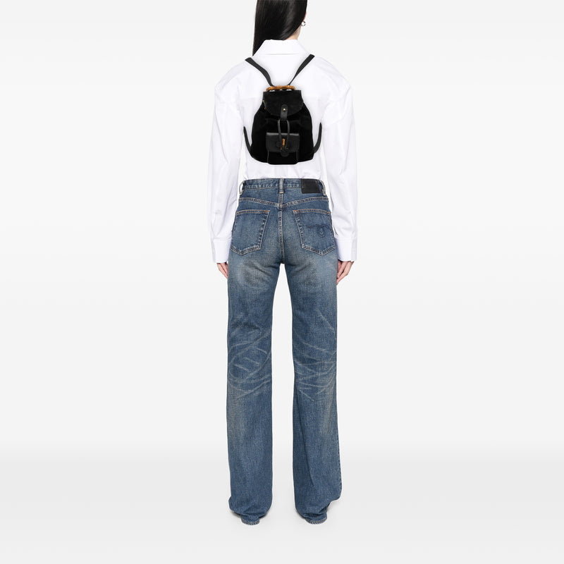 Suede Bamboo Backpack - Image 7