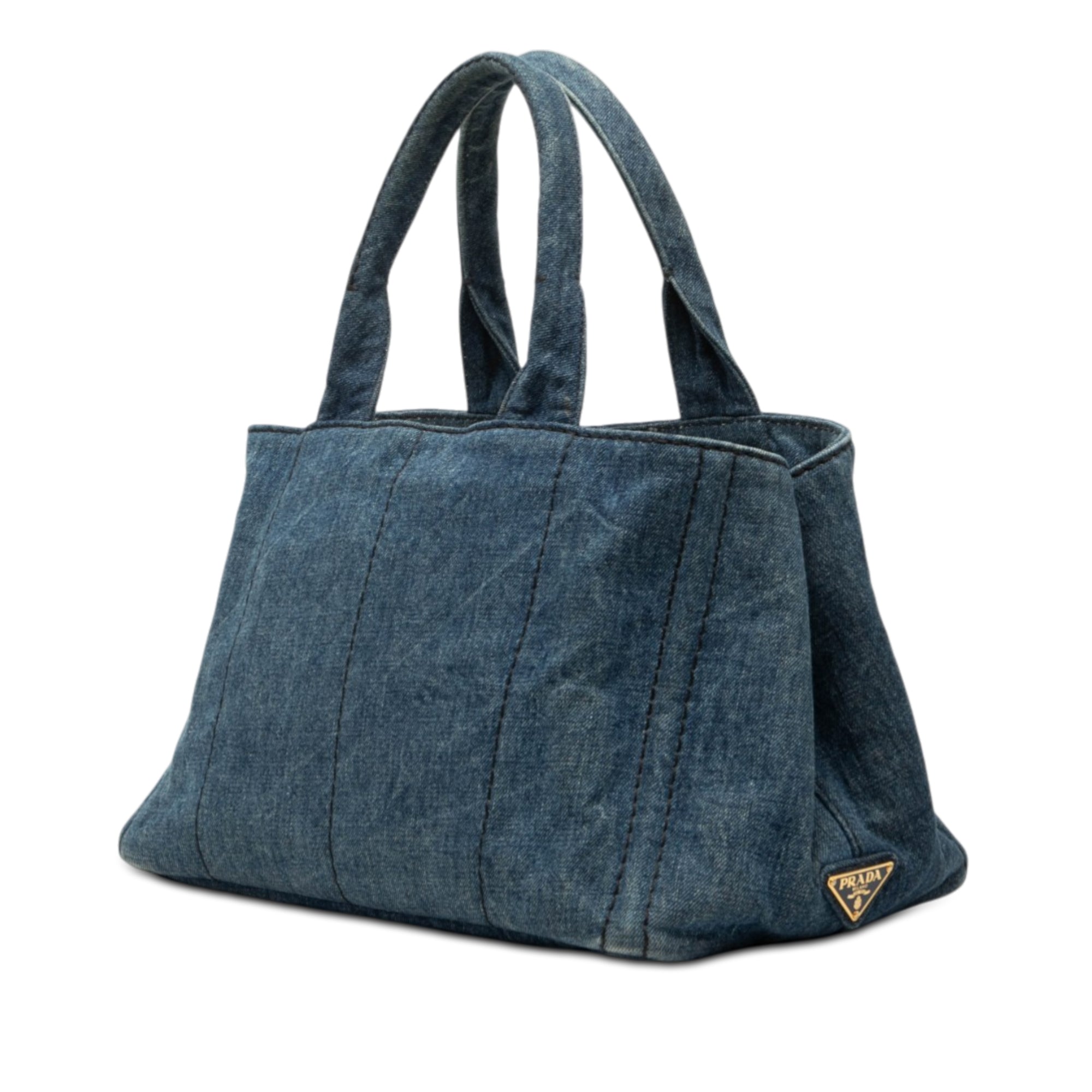 Denim Canapa Logo Satchel - Image 2