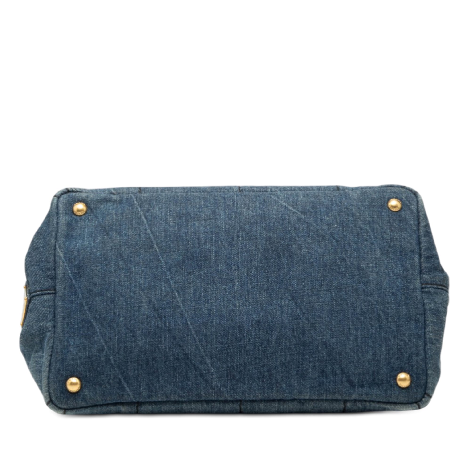 Denim Canapa Logo Satchel - Image 3