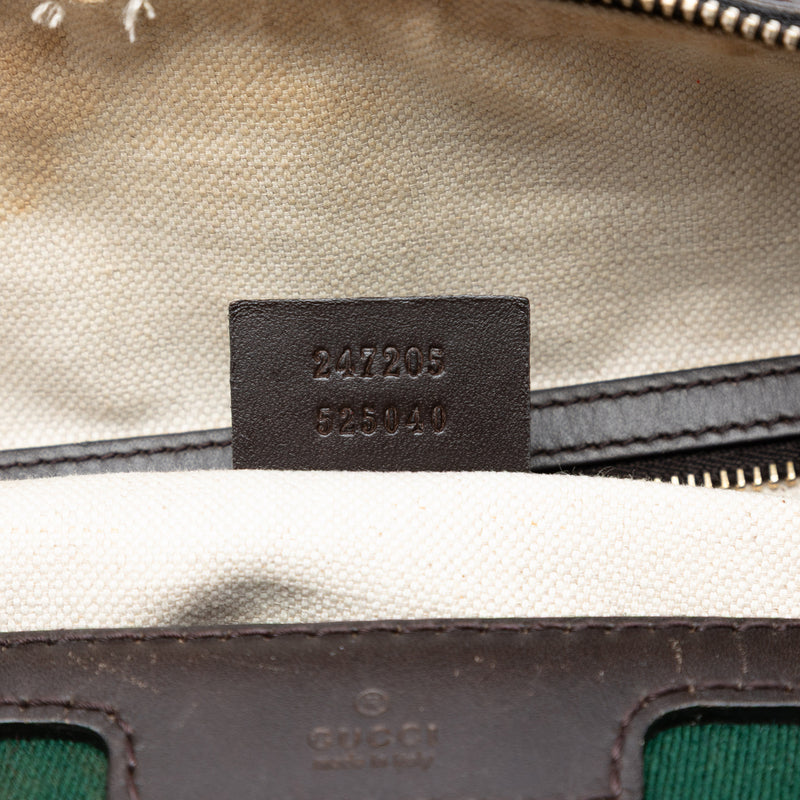 Medium GG Canvas Web Joy Boston Bag - Image 5