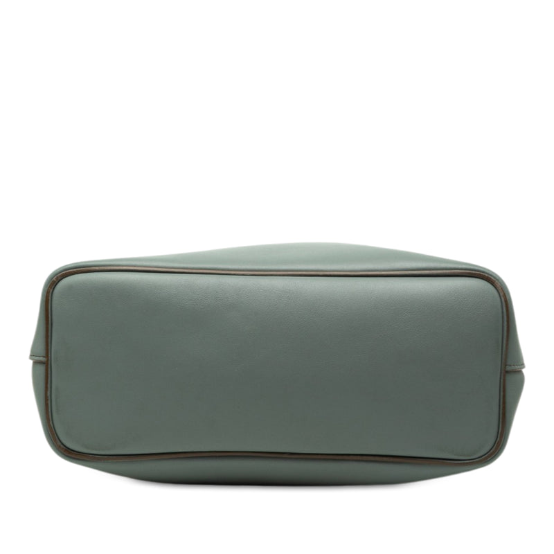 Small Leather Soft Cube Bag - Image 3
