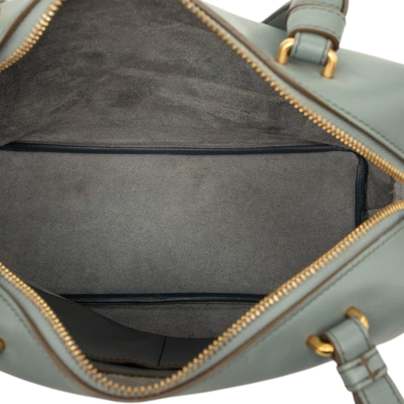 Small Leather Soft Cube Bag - Image 4
