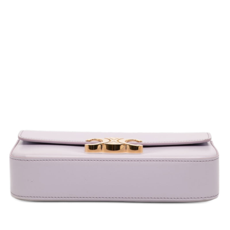 Shiny Calfskin Claude Chain Shoulder Bag - Image 3