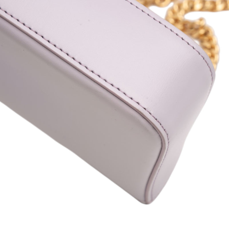 Shiny Calfskin Claude Chain Shoulder Bag - Image 7