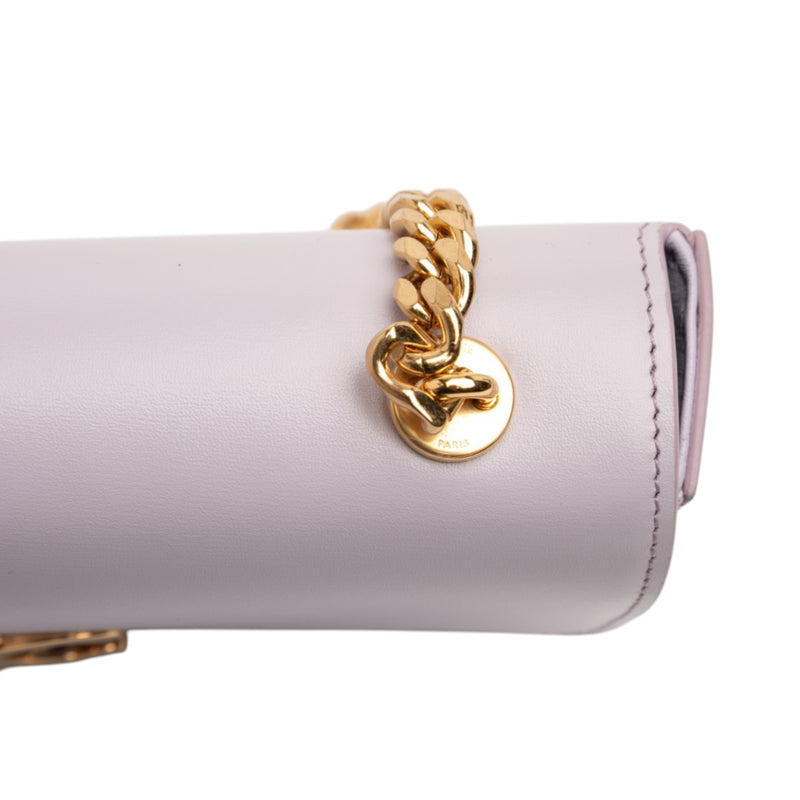 Shiny Calfskin Claude Chain Shoulder Bag - Image 8
