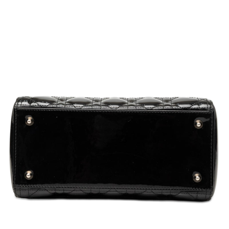 Medium Patent Cannage Lady Dior - Image 3