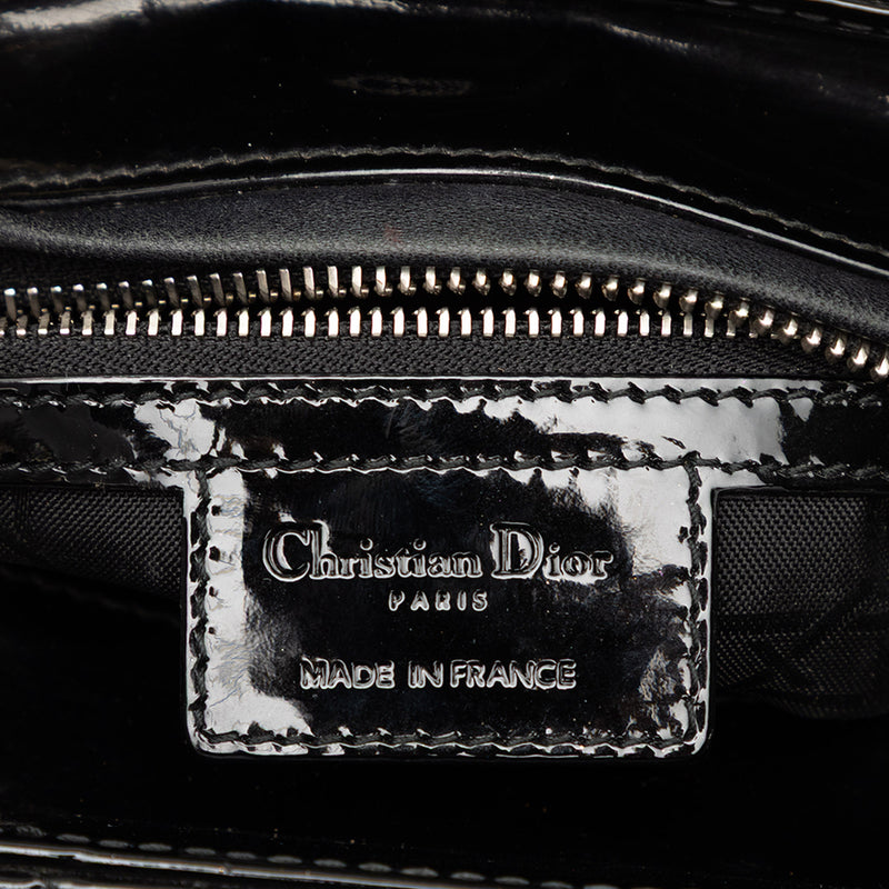 Medium Patent Cannage Lady Dior - Image 5