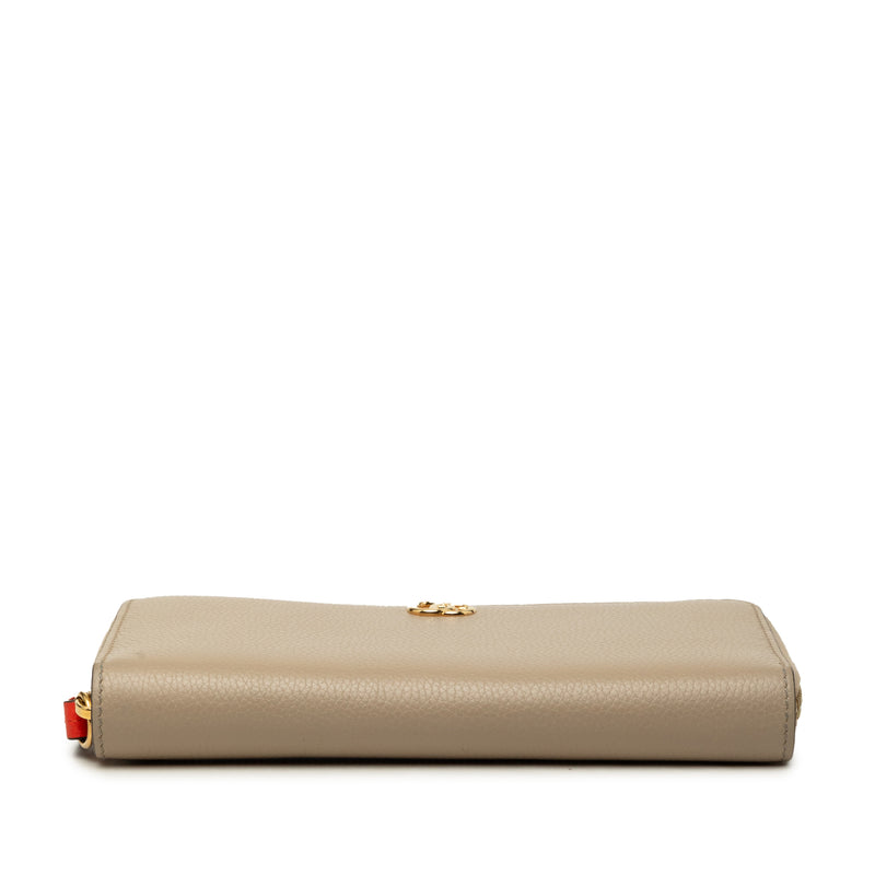GG Marmont Calfskin Zip Around Wallet - Image 3