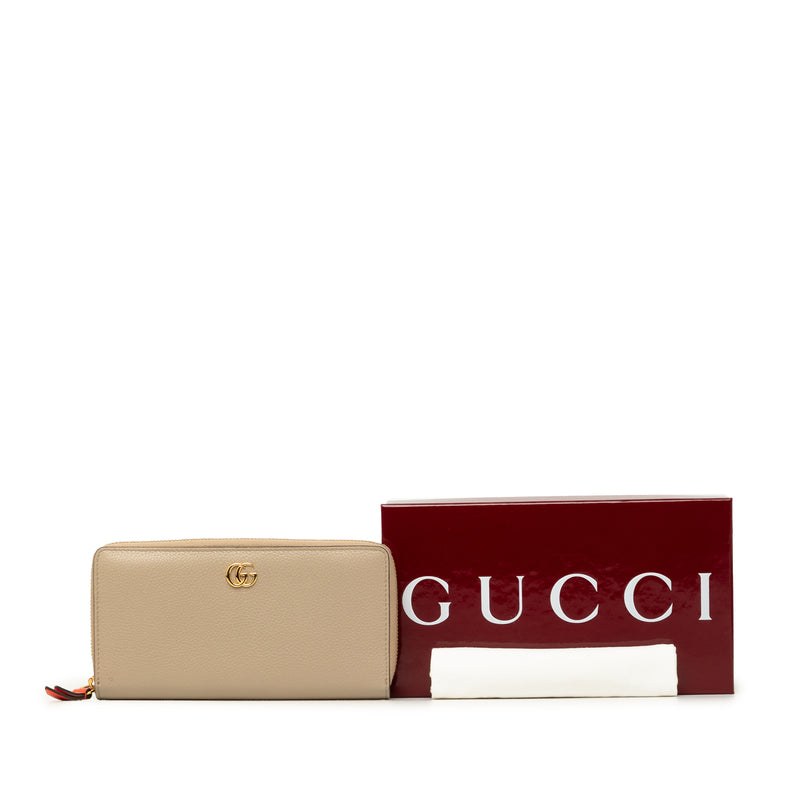 GG Marmont Calfskin Zip Around Wallet - Image 8