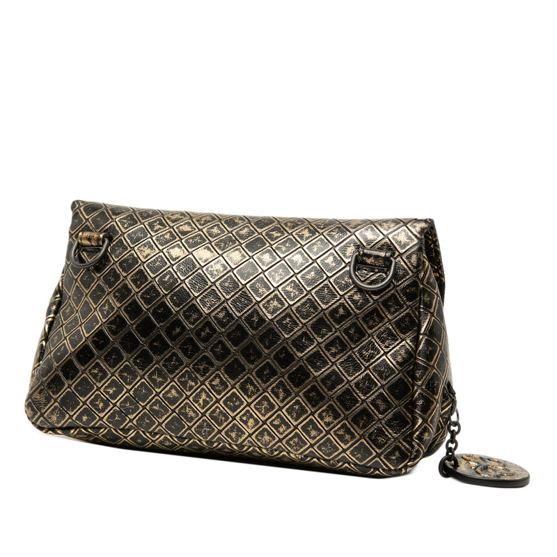 Metallic Calfskin Intrecciomirage Chain Flap Crossbody - Image 2