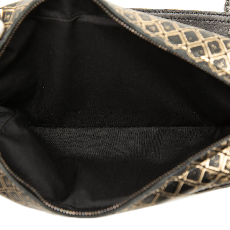 Metallic Calfskin Intrecciomirage Chain Flap Crossbody - Image 4