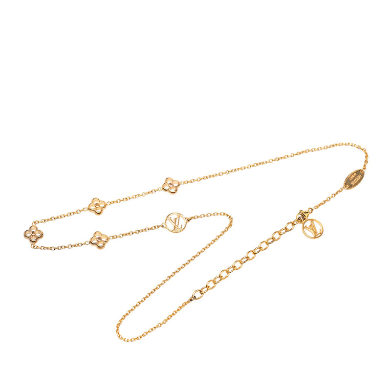 Gold Plated Flower Full Necklace