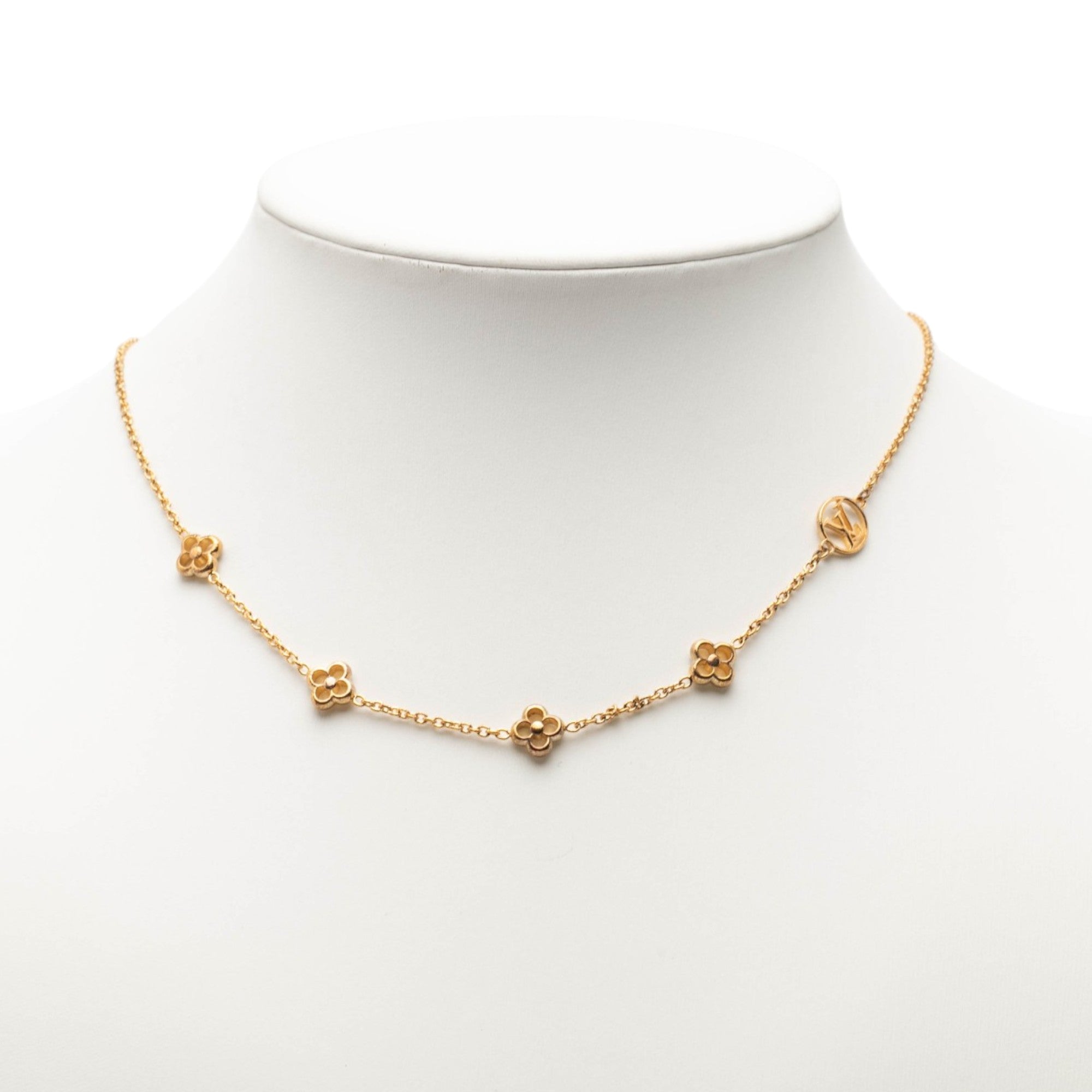 Gold Plated Flower Full Necklace - Image 7